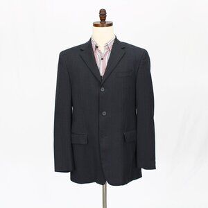 Banana Republic 44R Gray Striped 3-Button Sport Coat Blazer Jacket P420